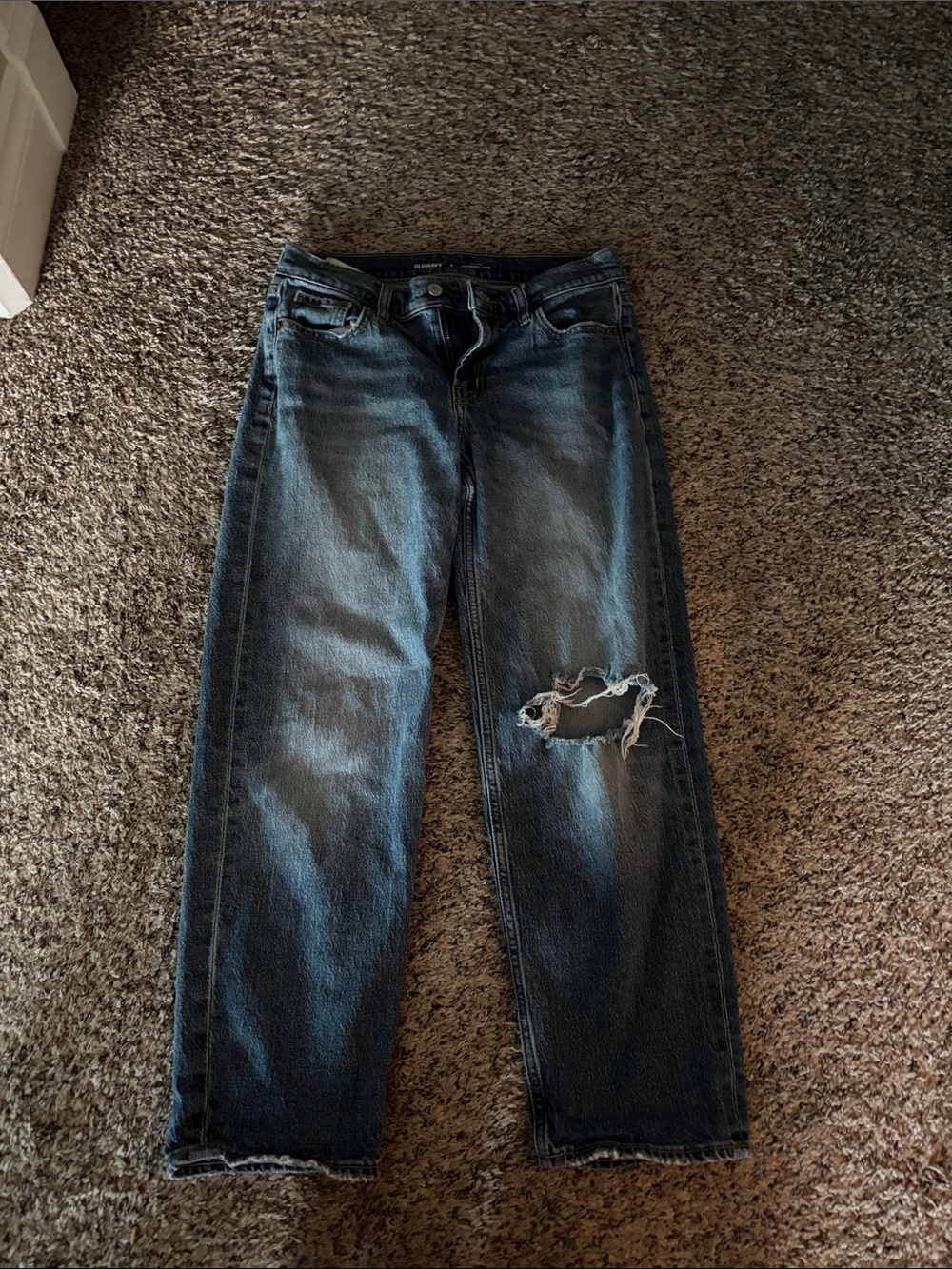 Old Navy Mid-Rise Boyfriend Loose Jeans - Blue